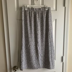 Black & White Midi Skirt